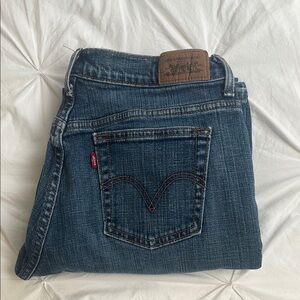 Levi's Blue 505 Women’s Straight Leg Jeans Classic Denim Size 6 M